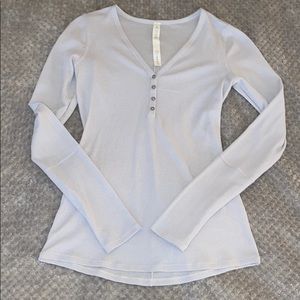 Lululemon waffle top